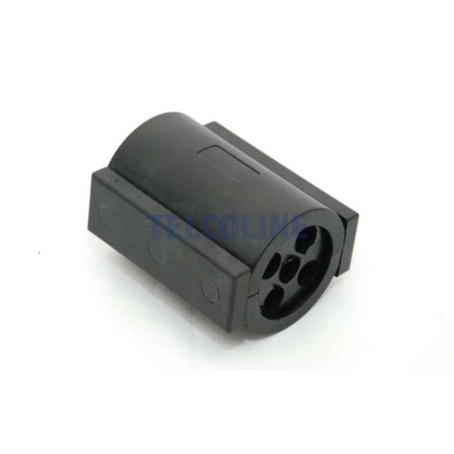End connector (Jackmoon), sealing for 40 mm pipe, holes: 5x10 mm