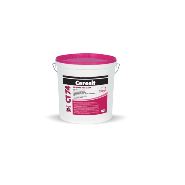 Enduit silicone en couche mince Ceresit CT74 25 kg