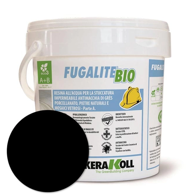 Ενέματα ρητίνης Kerakoll Fugalite Bio 3 kg μαύρο 06