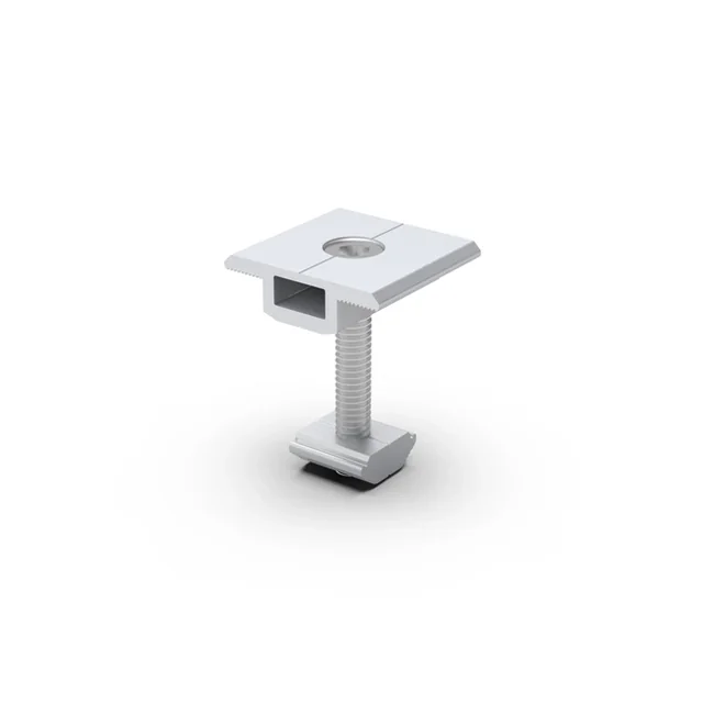 Enerack adjustable intermediate clamp. PRO flat roof support structure