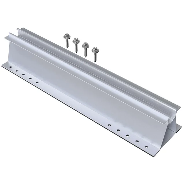 Enerack Mini Rail H-65mm L-385mm, Ασημί, ERK-TRB-D20-385