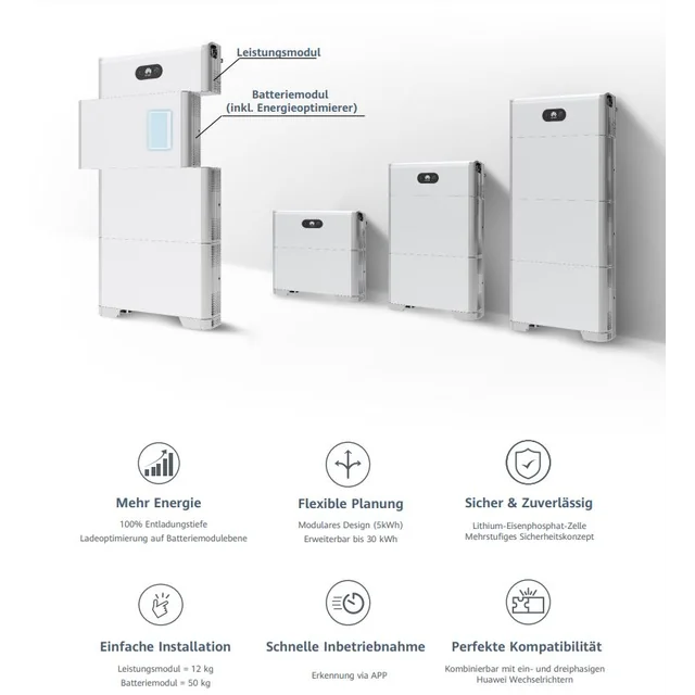 Enerģijas uzglabāšanas sistēma Huawei LUNA2000-15-S0 15kWh