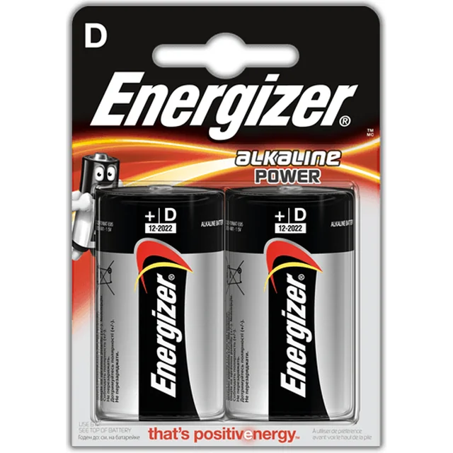 Energizer akumulatora jauda D / R20 2szt.