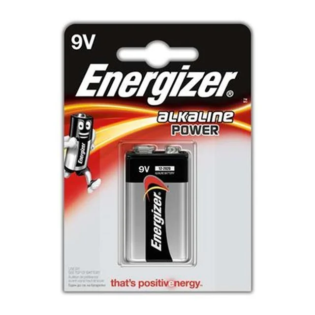 Energizer Akun teho 9V Lohko 1 kpl.