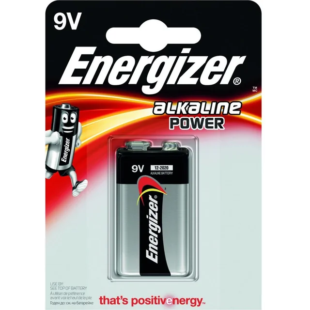 Energizer Baterija 9V Blok 1 kos.