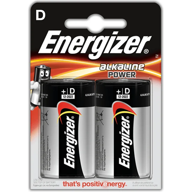 Energizer Batterijvermogen D / R20 2szt.