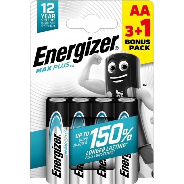 Energizer Energizer LR6/4 Max Plus AA 3+1 zgratuito