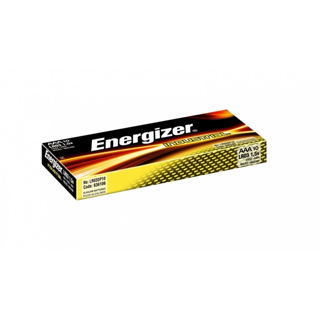 Energizer Industrial AAA Baterija / R03 10 gab.