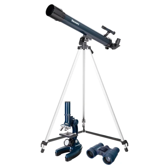 (ENG) Levenhuk Discovery Scope 3 set with a book