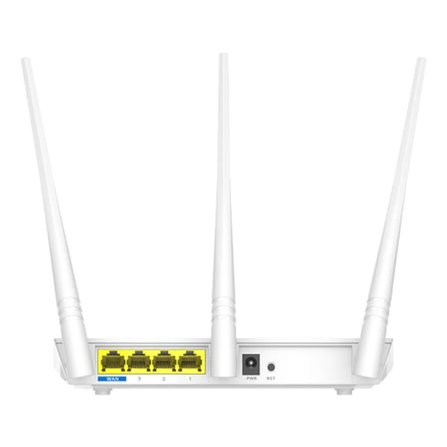 Enrutador WiFi 4 (802.11n) 2.4Ghz, 3x5dBi, 300Mbps, 4x 10/100 Mbps - TENDA TND-F3-V30