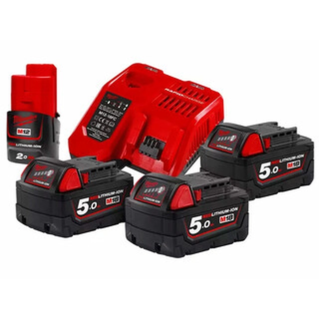 Ensemble batterie et chargeur Milwaukee M18NRG-503 18 V | 5 Ah