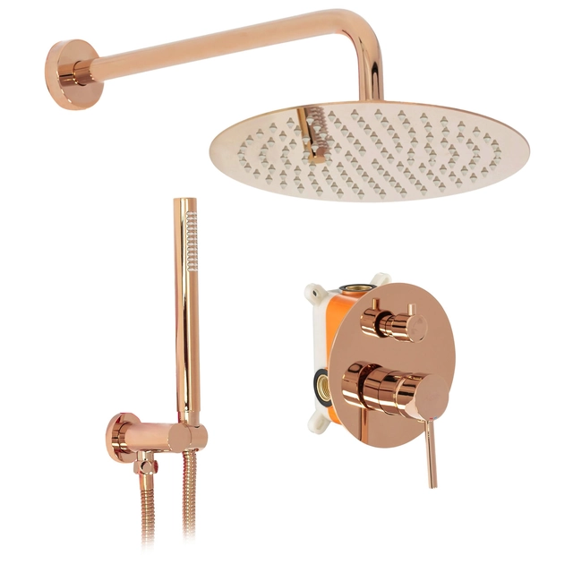 Ensemble de douche à encastrer Rea Lungo Rose Gold + BOX