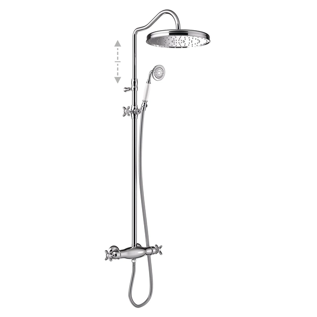 Ensemble de douche chromé Tres Classic 24219502