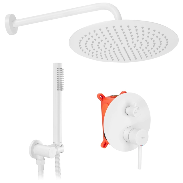 Ensemble de douche encastré REA Lungo White + BOX