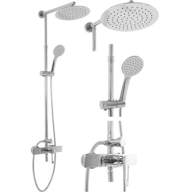 Ensemble de douche REA ALDI Douche Chrome