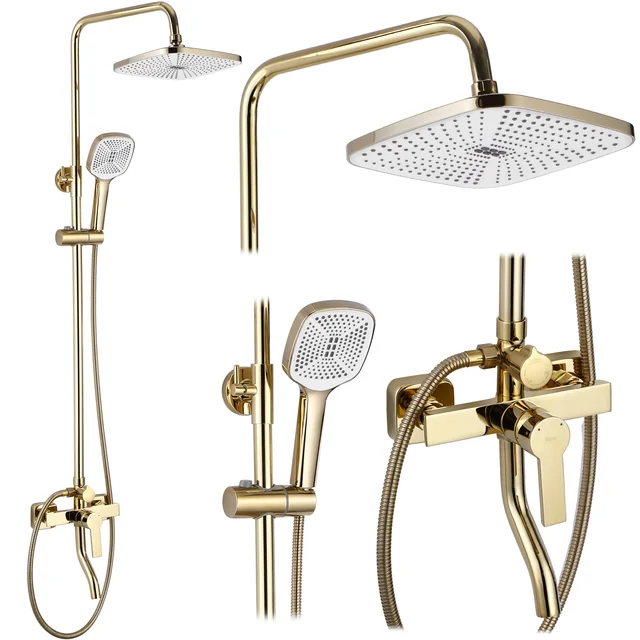 Ensemble de douche REA ARGUS ZŁOTY GOLD