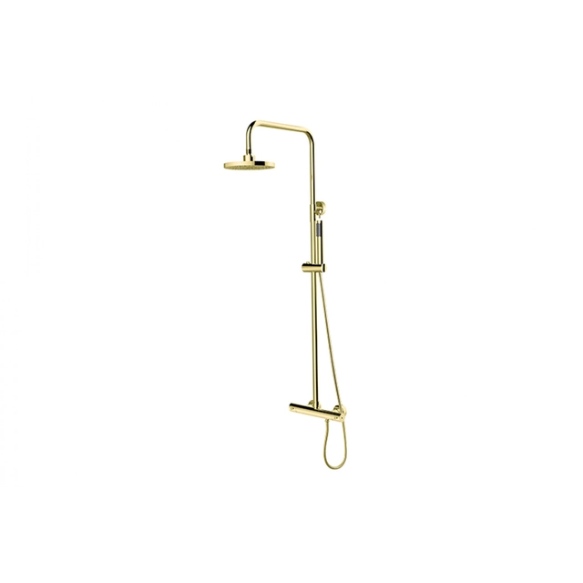 Ensemble de douche thermostatique Besco Decco / Illusion gold - EN SUPPLÉMENT 5% DE RÉDUCTION SUR LE CODE BESCO5