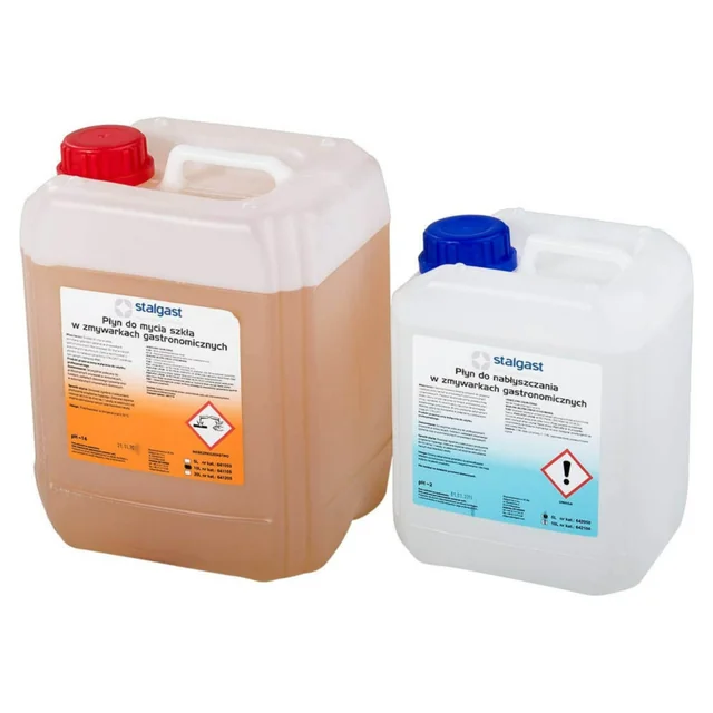 Ensemble de Liquides Lave-Vaisselle Nettoyage 10l + Polissage/Rinçage 5l - Efficace