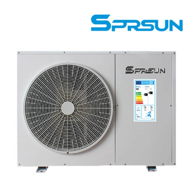 Ensemble pour Monsieur Dariusz, pompe à chaleur SPRSUN 9,5kw 1F,zbiornik tampon 100L, vannes et protections (GK)