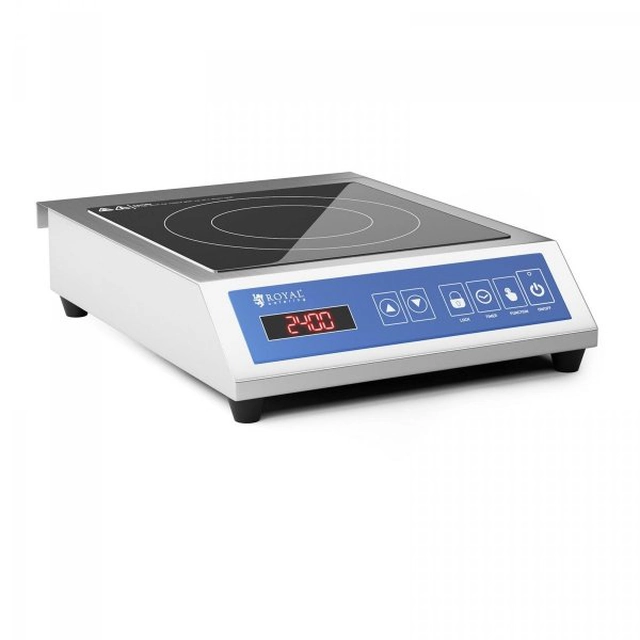 Επαγωγική εστία - 3500 W - LCD ROYAL CATERING 10011391 RCIK-3500GP