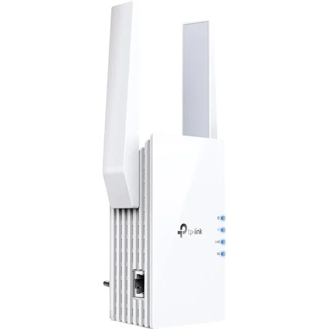 Επέκταση εύρους TP-Link RE605X, AX1800, WiFi 6 Προσαρμοστική διαδρομή Gigabit διπλής ζώνης, Λειτουργία υψηλής ταχύτητας, Λειτουργία σημείου πρόσβασης
