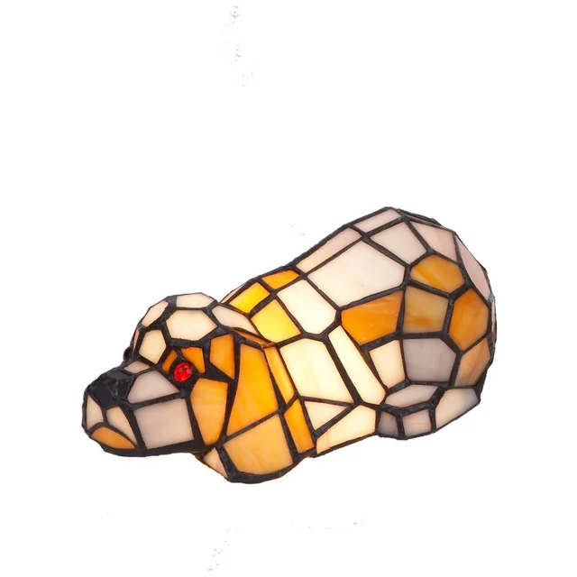 Επιτραπέζιο φωτιστικό Viro Iluminación Καφέ 60 W 15 x 9 x 27 cm Σκύλος