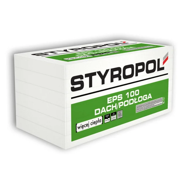 EPS-polystyreenilevyt 100 Styropol 15cm 0,3m3