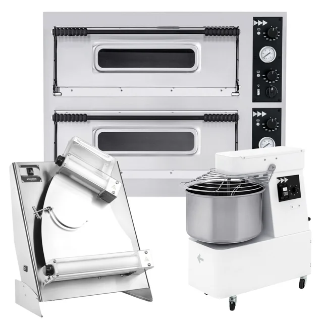 Equipamento para Pizzaria Forno de Pizza + Batedeira 20l + Rolo Hendi 1f010050 1i053010 1d010028