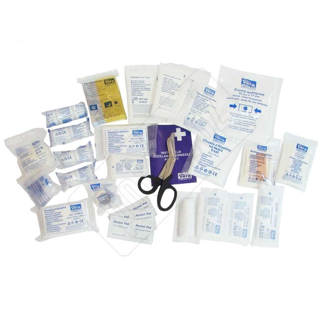 Vera Equipment of the first aid kit DIN 13157 Plus - merXu