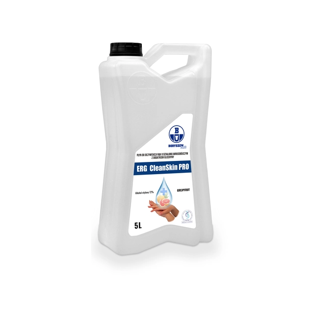 ERG CleanSkin PRO, liquid for disinfecting hands and surfaces with glycerin, 5L, grapefruit fragrance