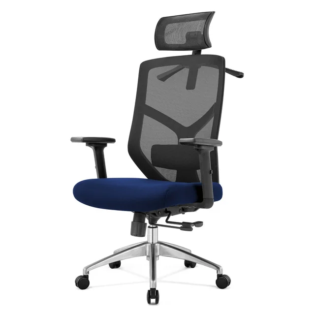 Ergonomic office chair Rosa navy blue ANGEL