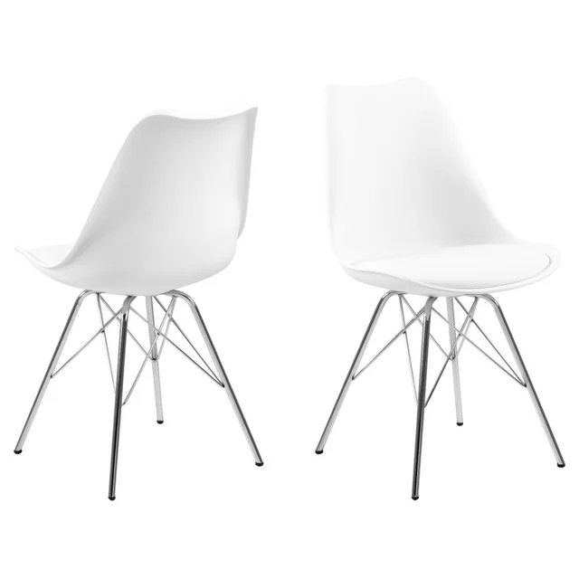 Eris PP chair white / chrome