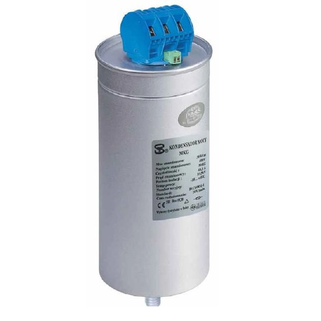 Erko MKG zemsprieguma gāzes kondensators ar temperatūras sensoru - KG_MKG-2,5-400