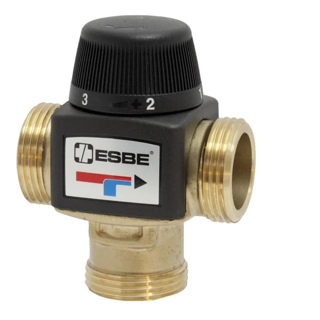 ESBE VTA 372 thermostatisch mengventiel 1" 20-55*C