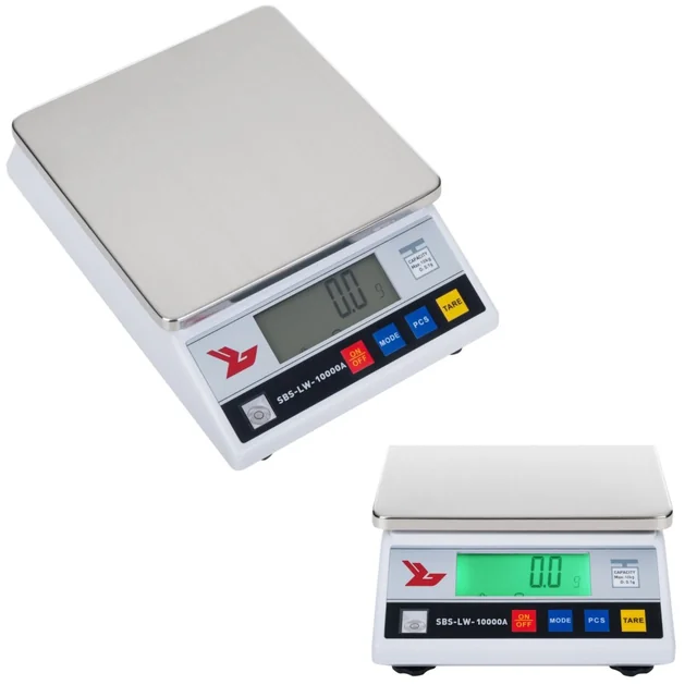 Escala de precisión exacta SBS-LW-10000A LCD precisa 0,1g a 10kg