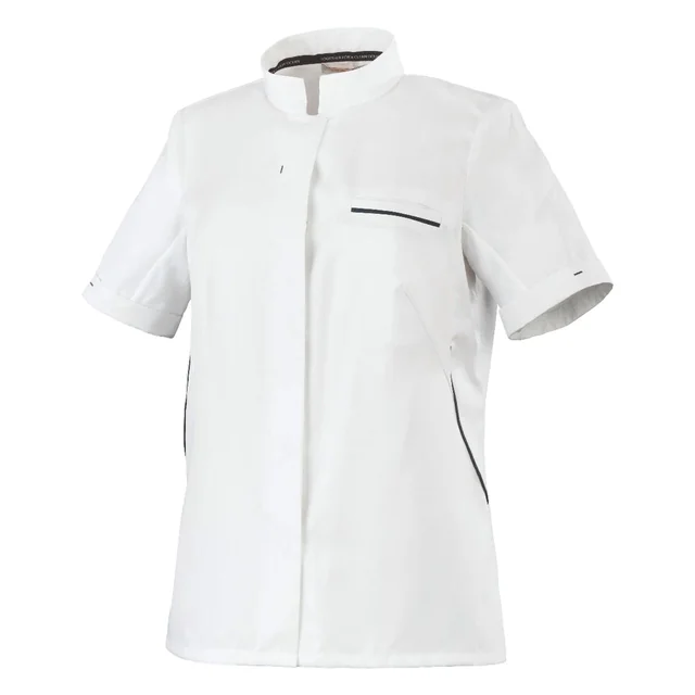 Escale Chef's blouse short sleeve white size S