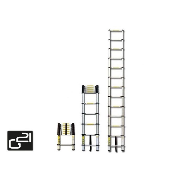 Escalera telescópica G21 GA-TZ7-2M aluminio