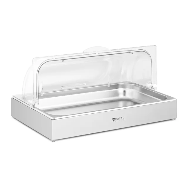 Espositore buffet rolltop con contenitore GN 1/1