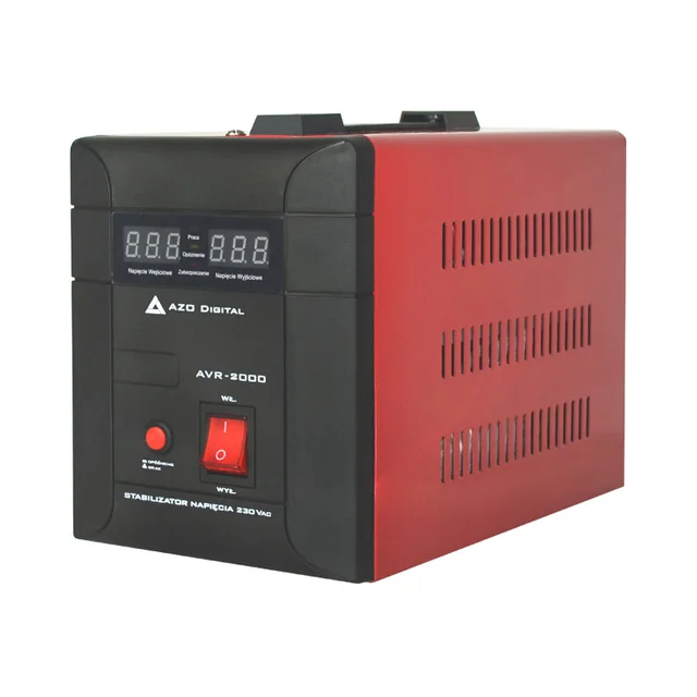 Estabilizador de tensión AZO AVR-2000 PRO 2000VA/1200W