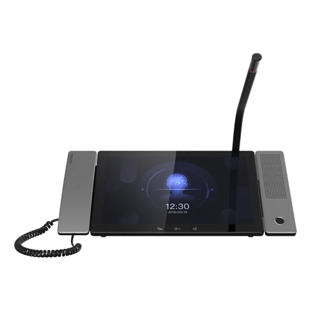 Estação de comunicação IP e controle de acesso 10.1 polegadas Câmera touchscreen 2MP Áudio PoE - Hikvision - DS-KM9503