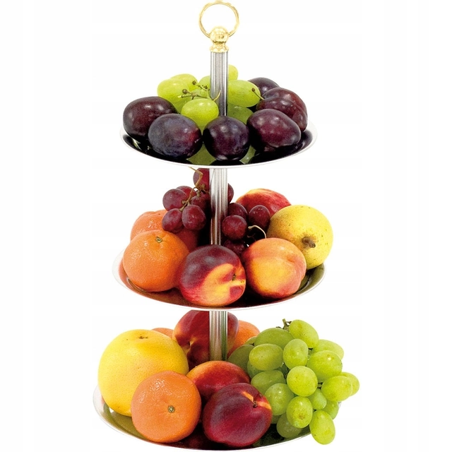 Estalgast | Plato de frutas 3-poziomowa altura 42 cm