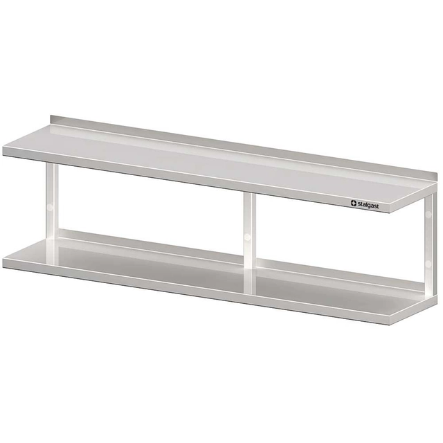 Estante de acero inoxidable 2-Poz 140x40 Stalgast