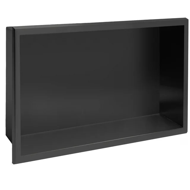 ESTANTE DE BAÑO 30x45 negro mate