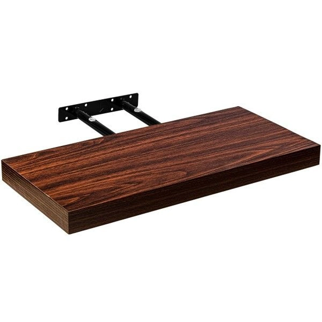 Estante de pared Stylist Volato, 40 cm, madera oscura