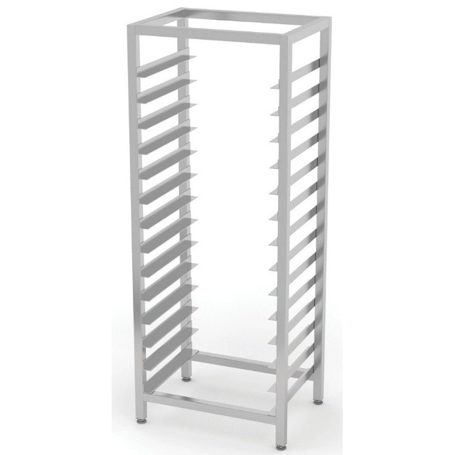 Estante gastronómico de acero inoxidable para chapa 10x600x400 mm Polgast 360610