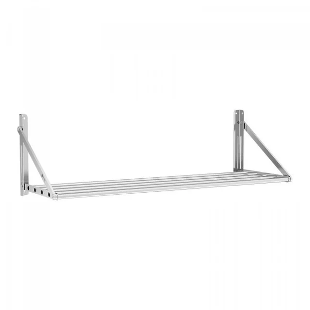 Estante plegable - acero inoxidable - 120 x 45 cm ROYAL CATERING 10011725 RC-TFWH12045