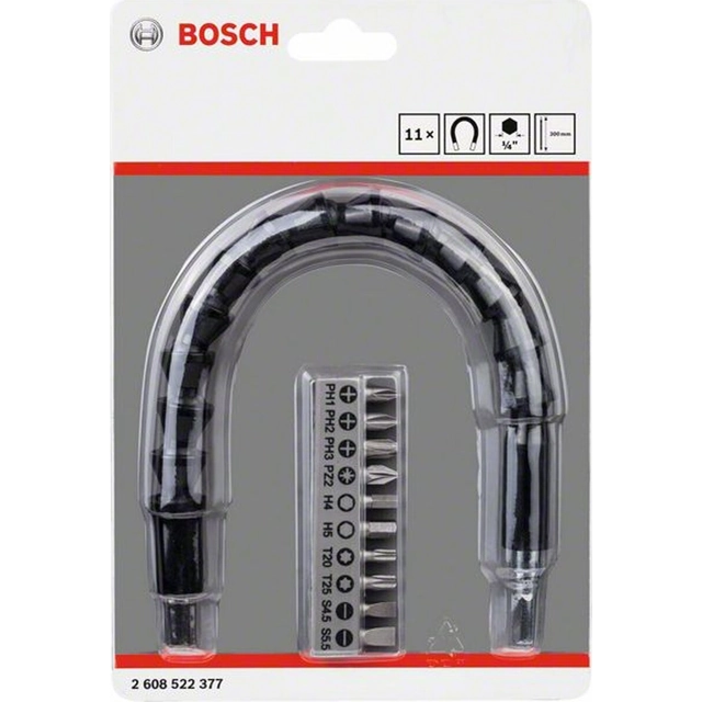 Estensore flessibile Bosch twist,10 pezzi di teste (2608522377)