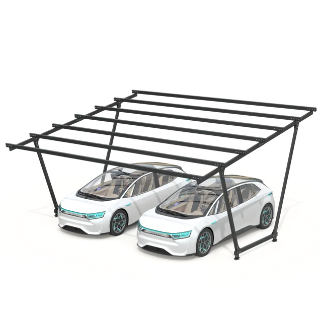 Estructura de cochera - Modelo 02 ( 2 plazas )