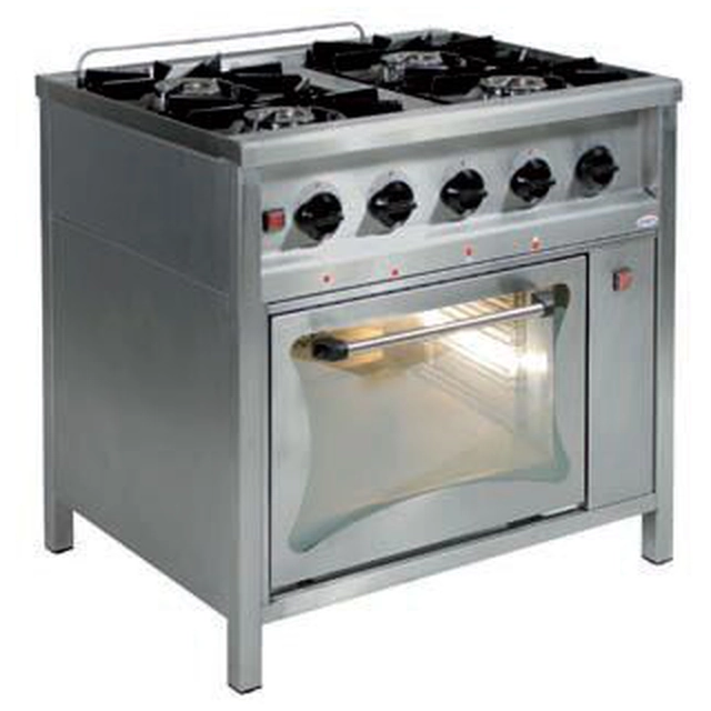 Estufa de gas 4-palnikowa ancho 700 (horno de gas) TG-4720/PG-1