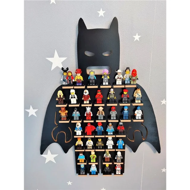 Étagère de rangement LEGO Batman pour figurines